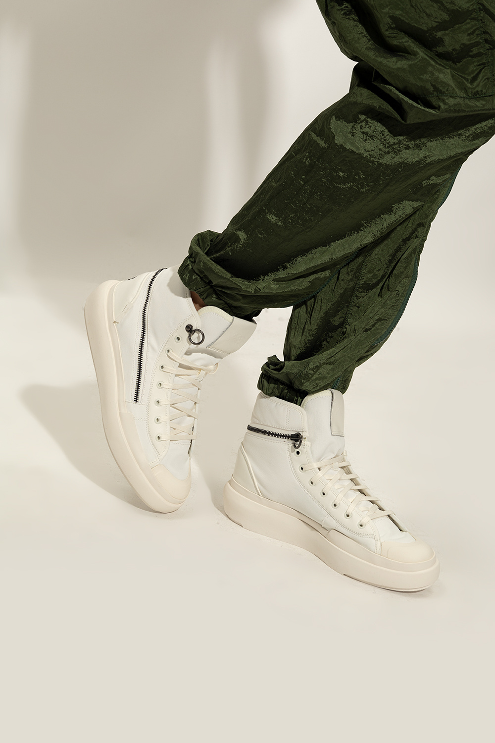 White 'Ajatu Court' high-top sneakers Y-3 Yohji Yamamoto - Vitkac KR